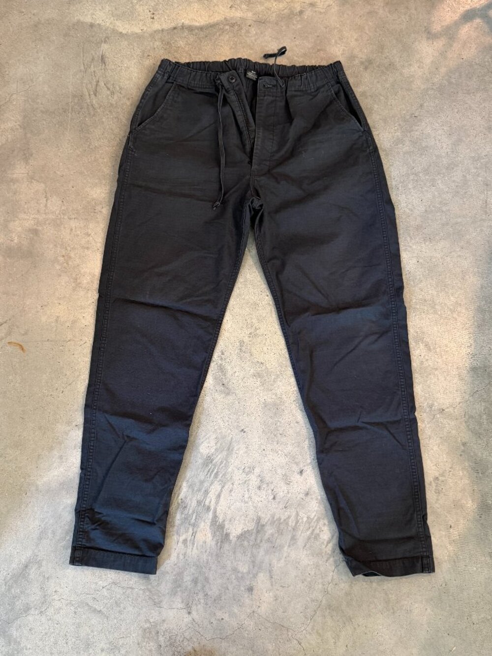 OrSlow New Yorker Pant - Grey Cotton Rip-Stop: Size 4 (US size L) fits 33-37